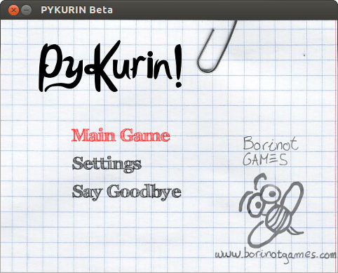 Not a lot of settings :-)