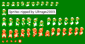 Luigi Sprite from Super Mario Bros.