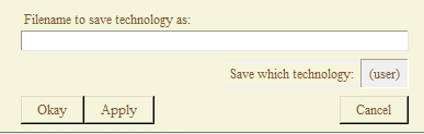 XCircuit Save technology dialog