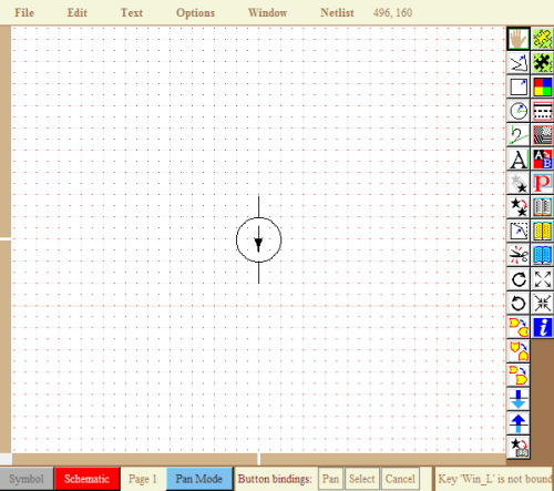 X circuit main window
