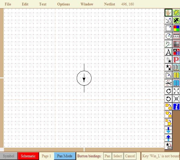 X circuit main window